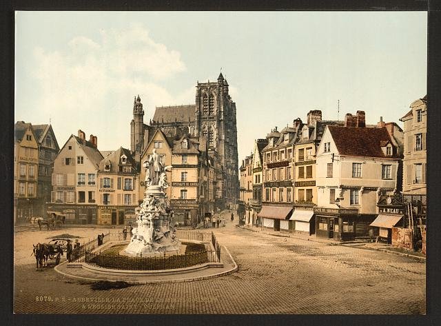 St Vulfran Abbeville Vintage A4 Photo Print