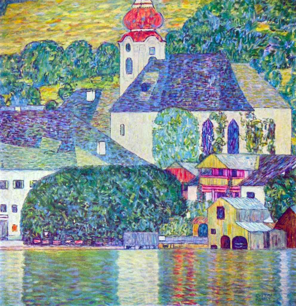 St Wolfgang Church Klimt A4 Photo Print