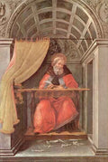 St. Augustine in Exam by Botticelli A4 Photo Print