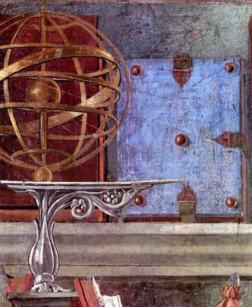St. Augustine in prayer Detail by Botticelli A4 Photo Print