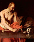 St. Hieronymus by Caravaggio A4 Photo Print