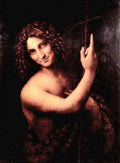 St. John the Baptist by Da Vinci A4 Photo Print
