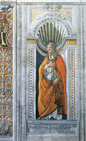 St. Sixtus II by Botticelli A4 Photo Print