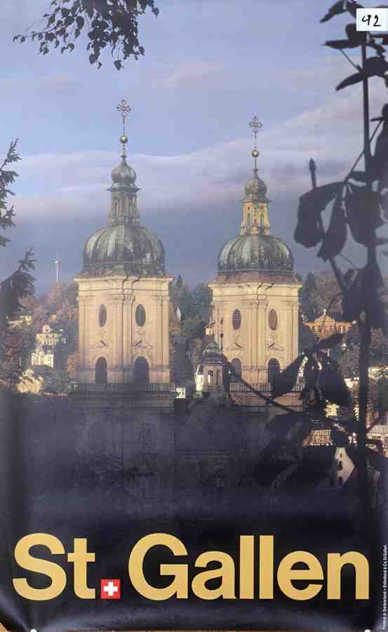 StGallen Vintage Advert A4 Photo Print