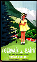 StGervaislesBains Advert A4 Photo Print