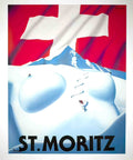 StMoritz Advert A4 Photo Print