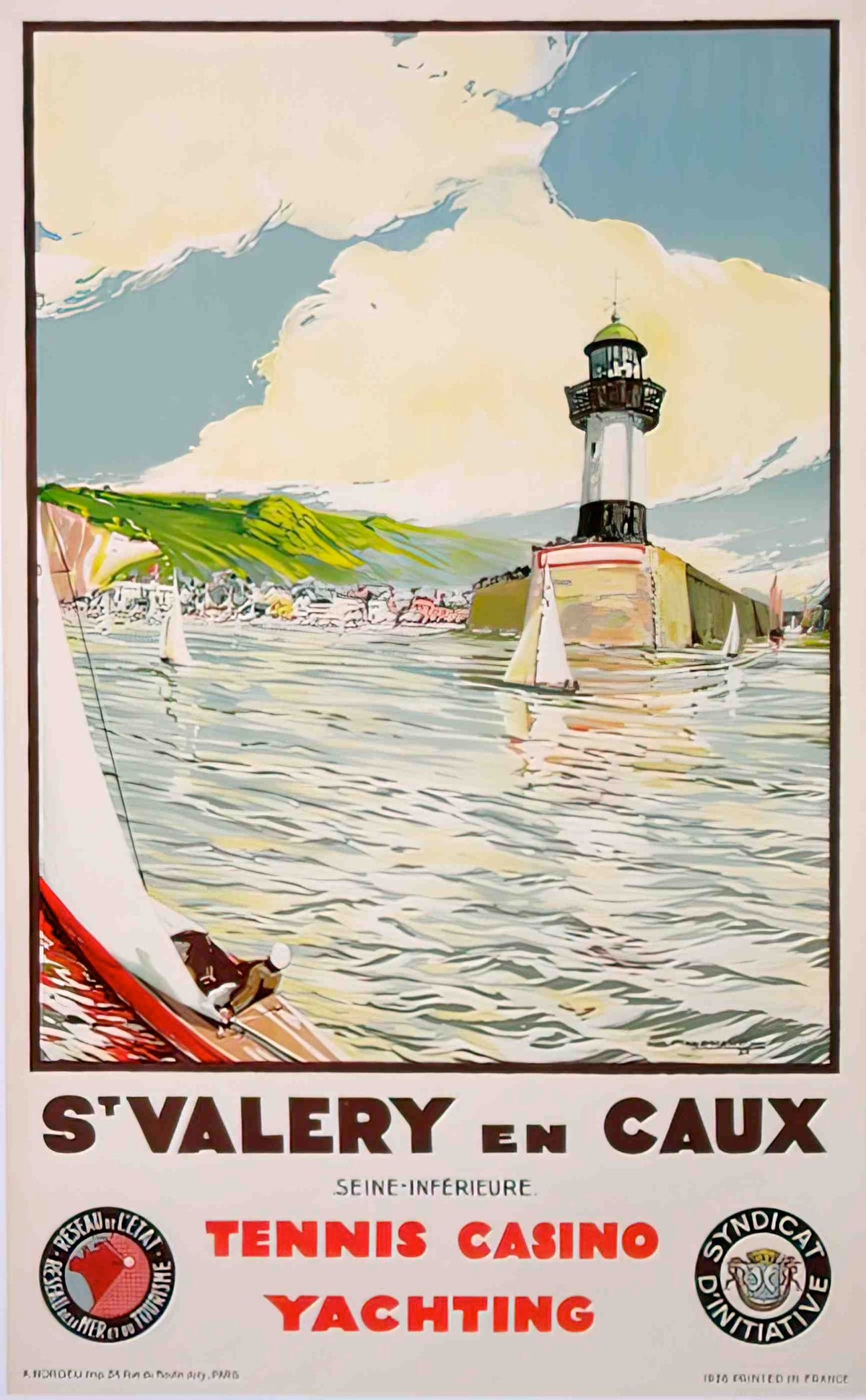 StValeryEnCaux Advert A4 Photo Print