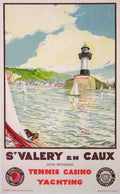 StValeryEnCaux Vintage Advert A4 Photo Print