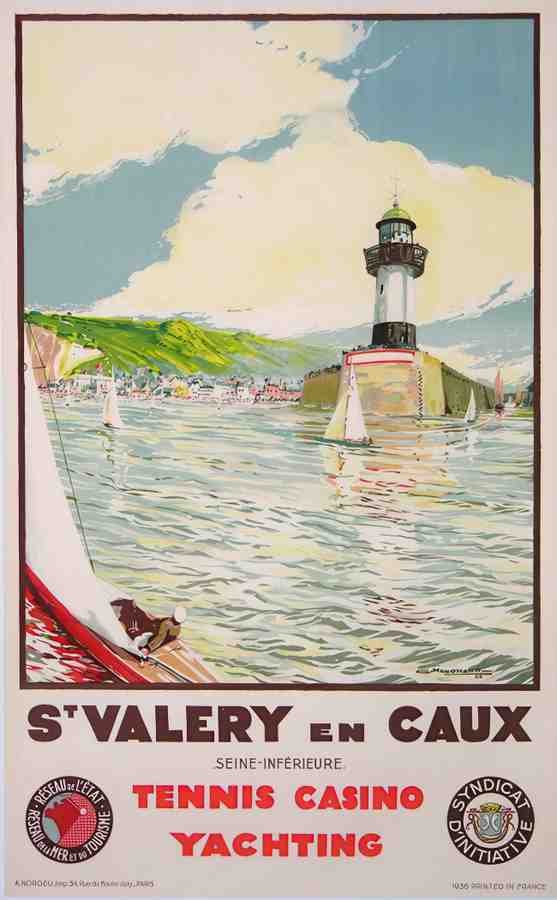 StValeryEnCaux Vintage Advert A4 Photo Print