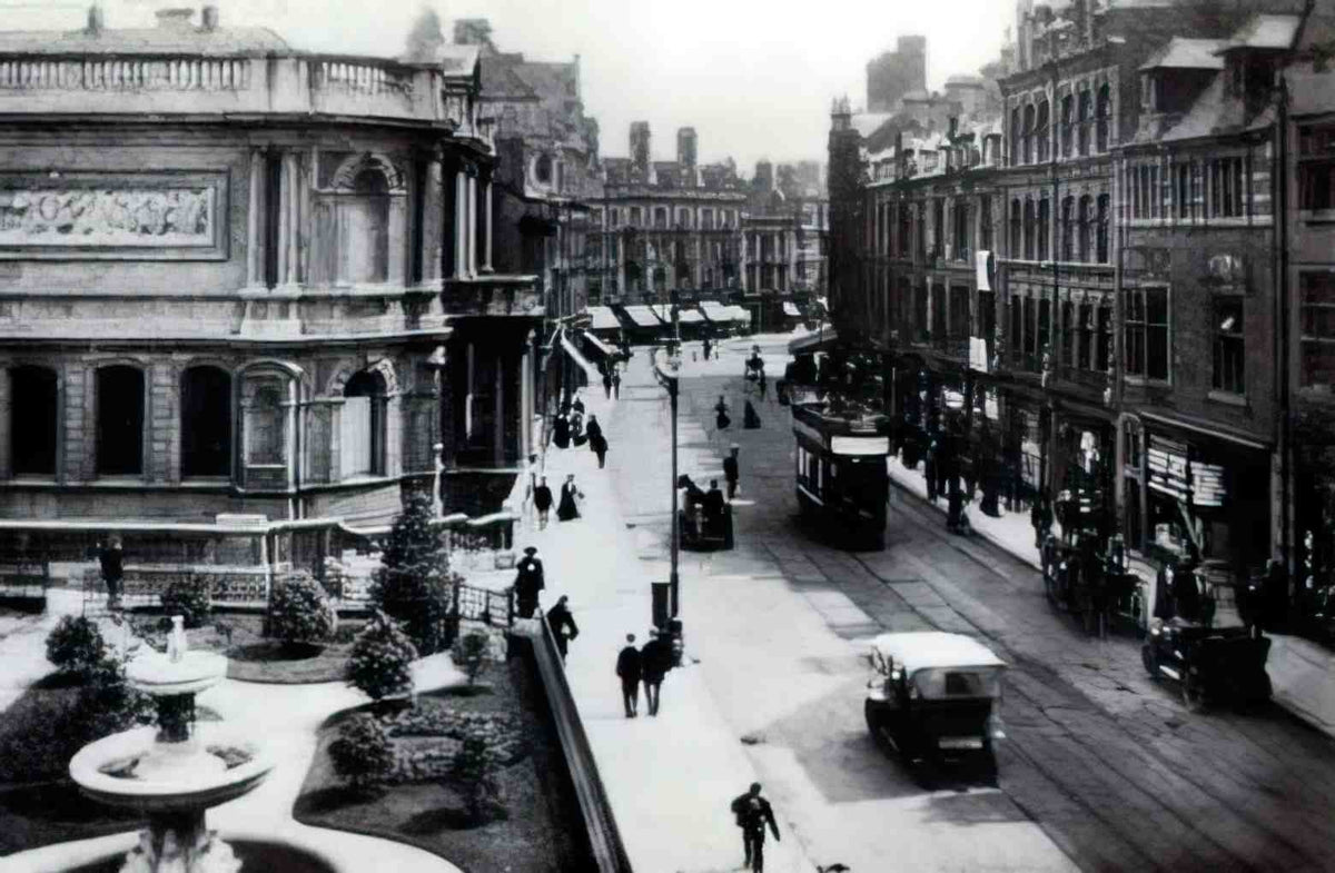 Staffordshire Wolverhampton Lichfield Street 1911 Vintage A4 Photo Print