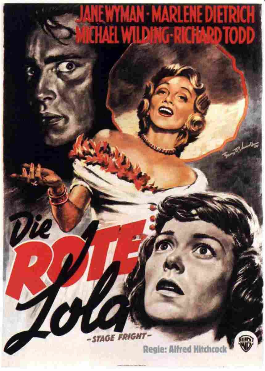 Stage Fright 11  film star poster A4 Photo Print