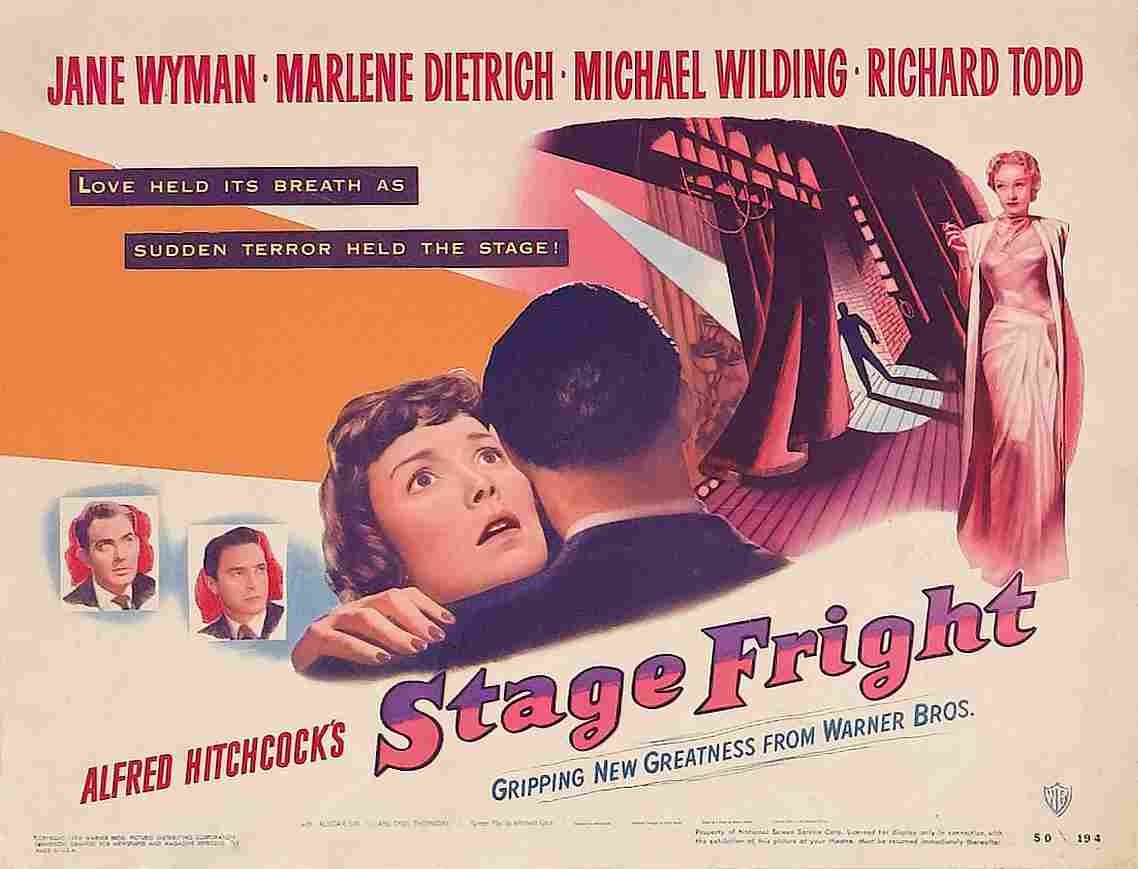 Stage Fright 16  film star poster A4 Photo Print