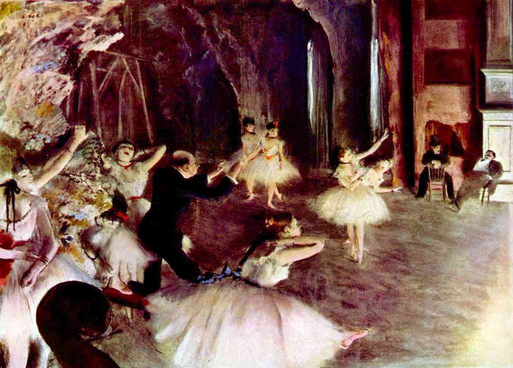 Stage Rehearsal Degas A4 Photo Print