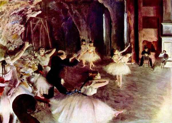 Stage trial by Degas A4 Photo Print