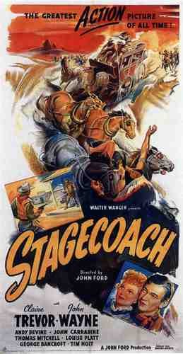  Stagecoach 01 film star poster A4 Photo Print