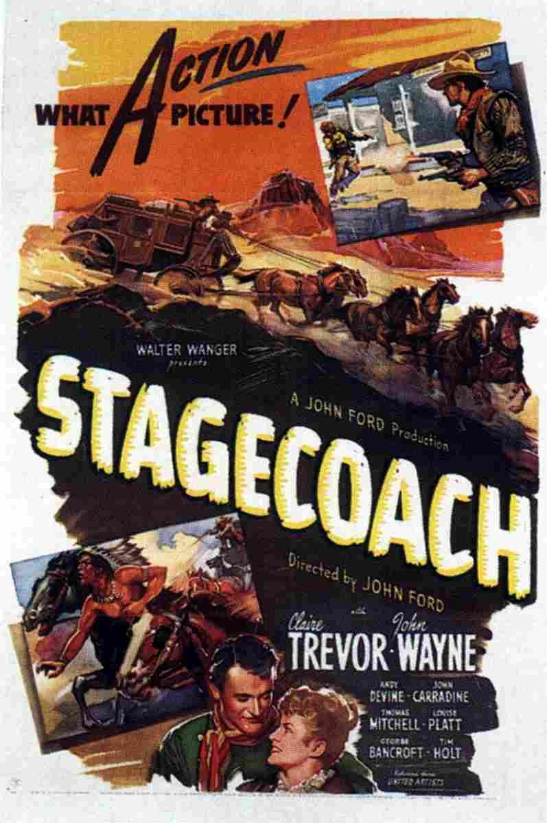 Stagecoach 1939 03  film star poster A4 Photo Print