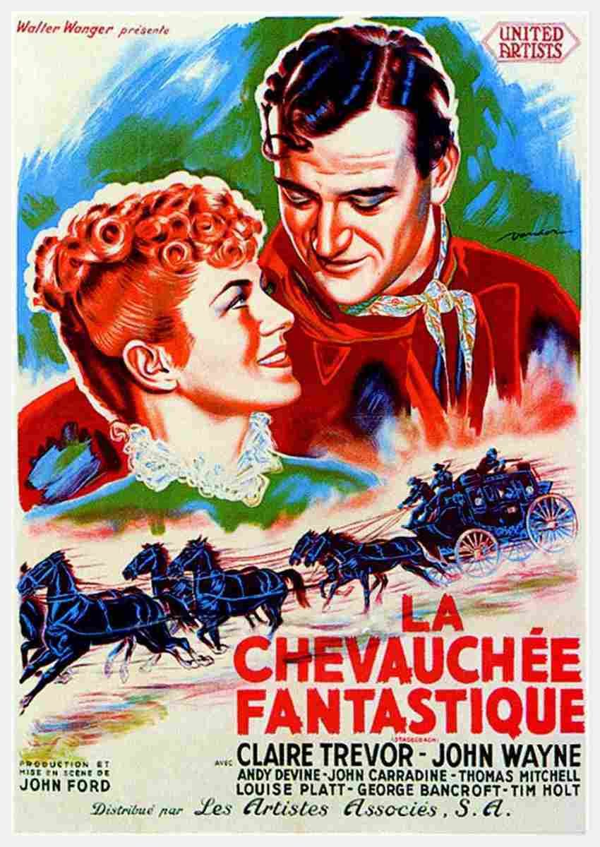 Stagecoach 1939 08  film star poster A4 Photo Print