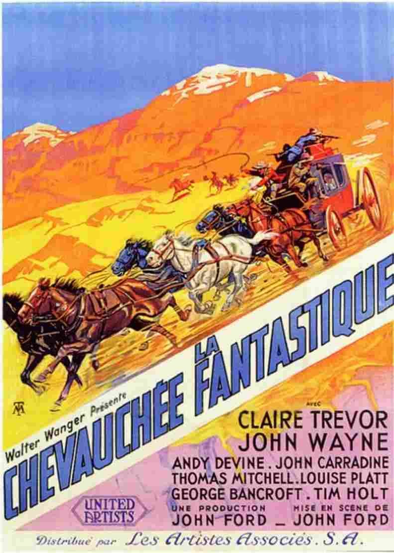 Stagecoach 1939 09  film star poster A4 Photo Print