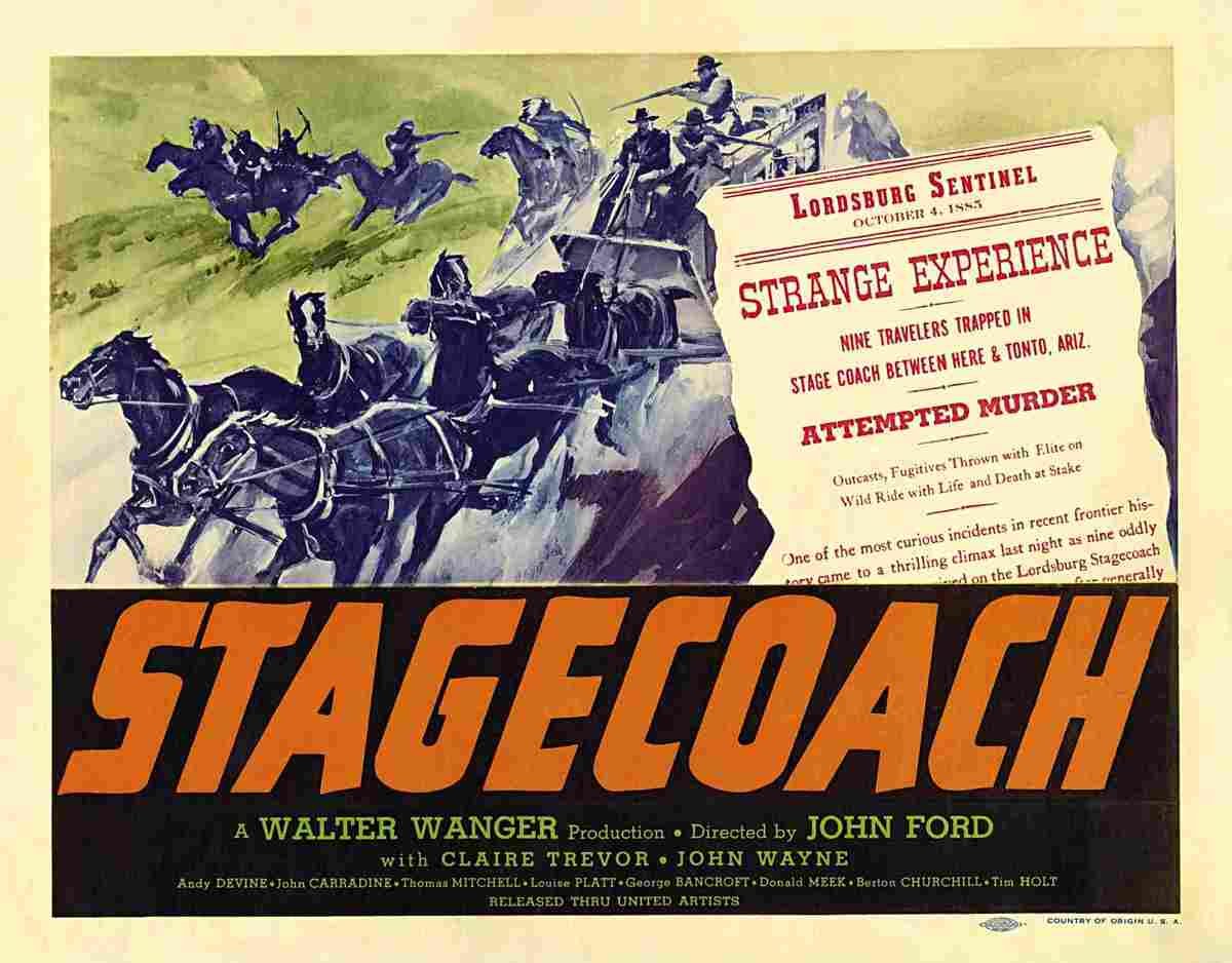 Stagecoach 1939 22  film star poster A4 Photo Print