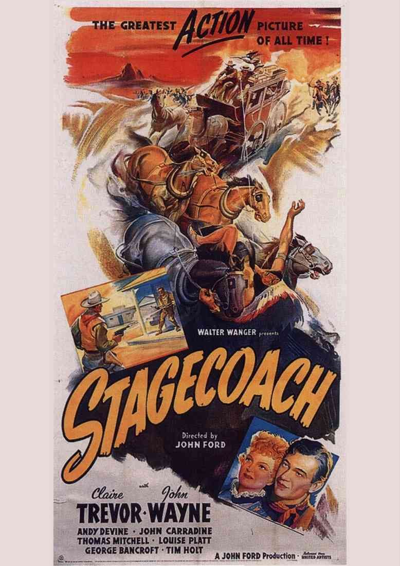 Stagecoach 1939 27 A4 Photo Print