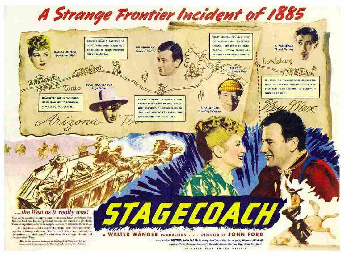 Stagecoach 1939 29  film star poster A4 Photo Print