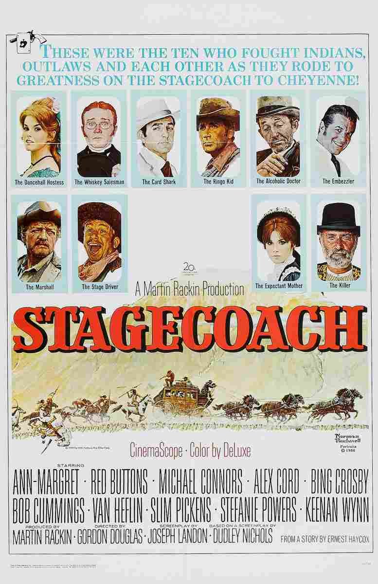 Stagecoach 1966 01  film star poster A4 Photo Print