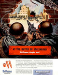 Stalingrad Garand Soldiers 1940s Vintage Retro Advert Poster