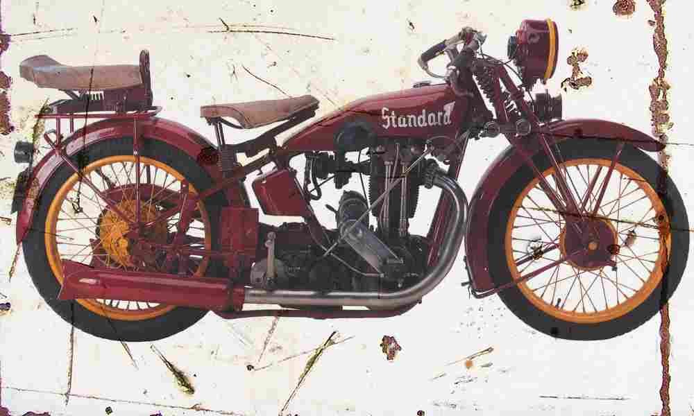 Standard 500 1927 Aged Vintage A4 Photo Print