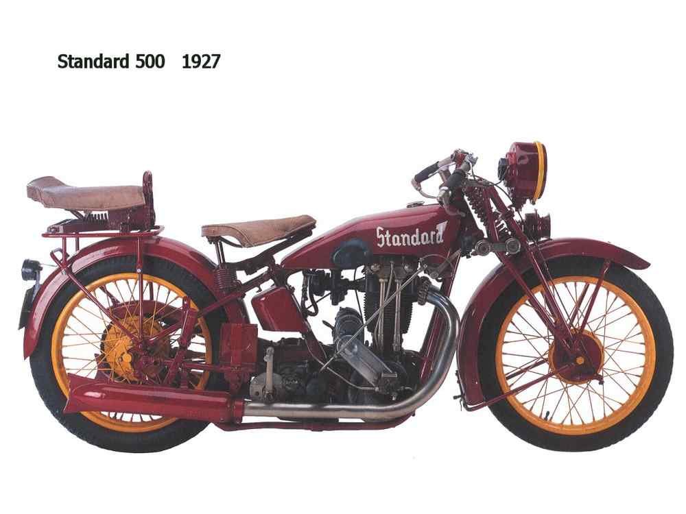 Standard 500 1927 motorbike A4 Photo Print