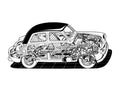 Standard Eight 1953 cutaway A4 Photo Print
