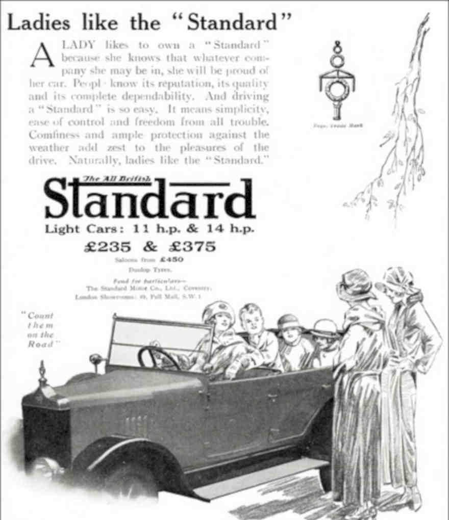 Standard Light Cars 2 Vintage Retro Advert Poster A4 Photo Print