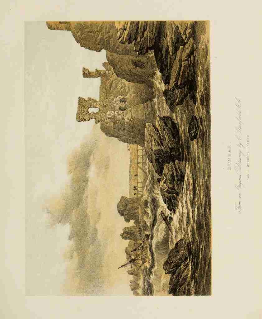 Stanfield Clarkson 1793 1867 Scotland 1840 Dunbar A4 Photo Print