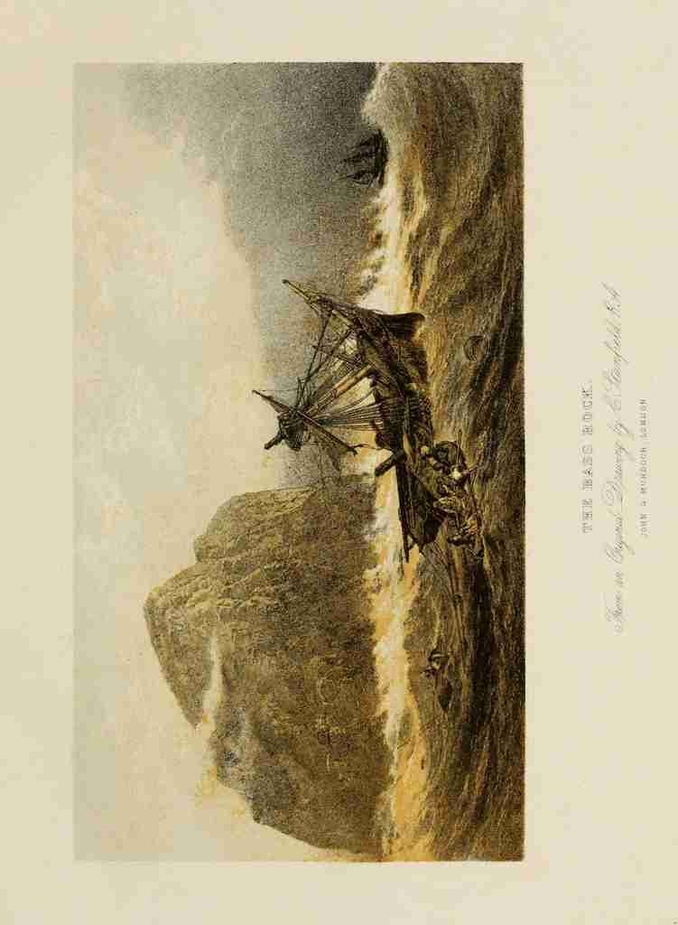 Stanfield Clarkson 1793 1867 Scotland 1840 The Bass Rock A4 Photo Print