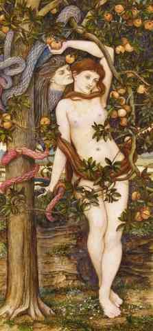 Stanhope John Roddam Spencer Temptation Of Eve Fsr A4 Photo Print