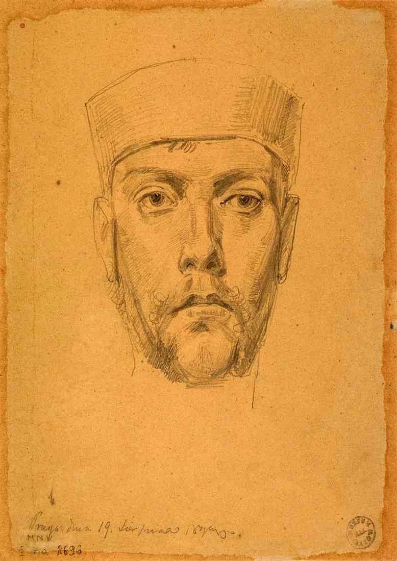 Stanislaw Wyspianski autoportret 1890 2 A4 Photo Print