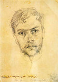 Stanislaw Wyspianski autoportret 1890 SHARP A4 Photo Print