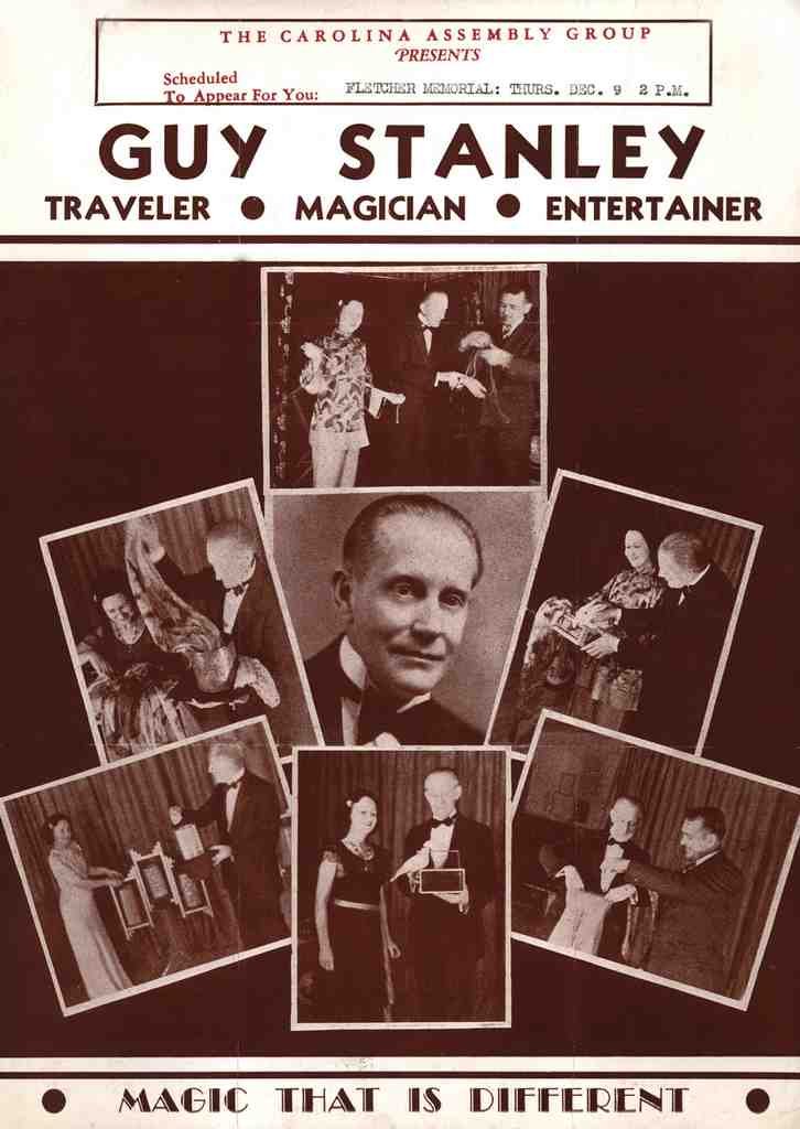 Stanley Magic Magician Vintage A4 Photo Print