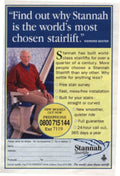 Stannah Stairlifts Promotion Vintage Retro Advert Poster A4 Photo Print