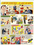 Stapler Office Love 1950s Vintage Retro Advert Poster