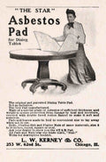 Star Asbestos Pad Vintage Retro Advert Poster A4 Photo Print