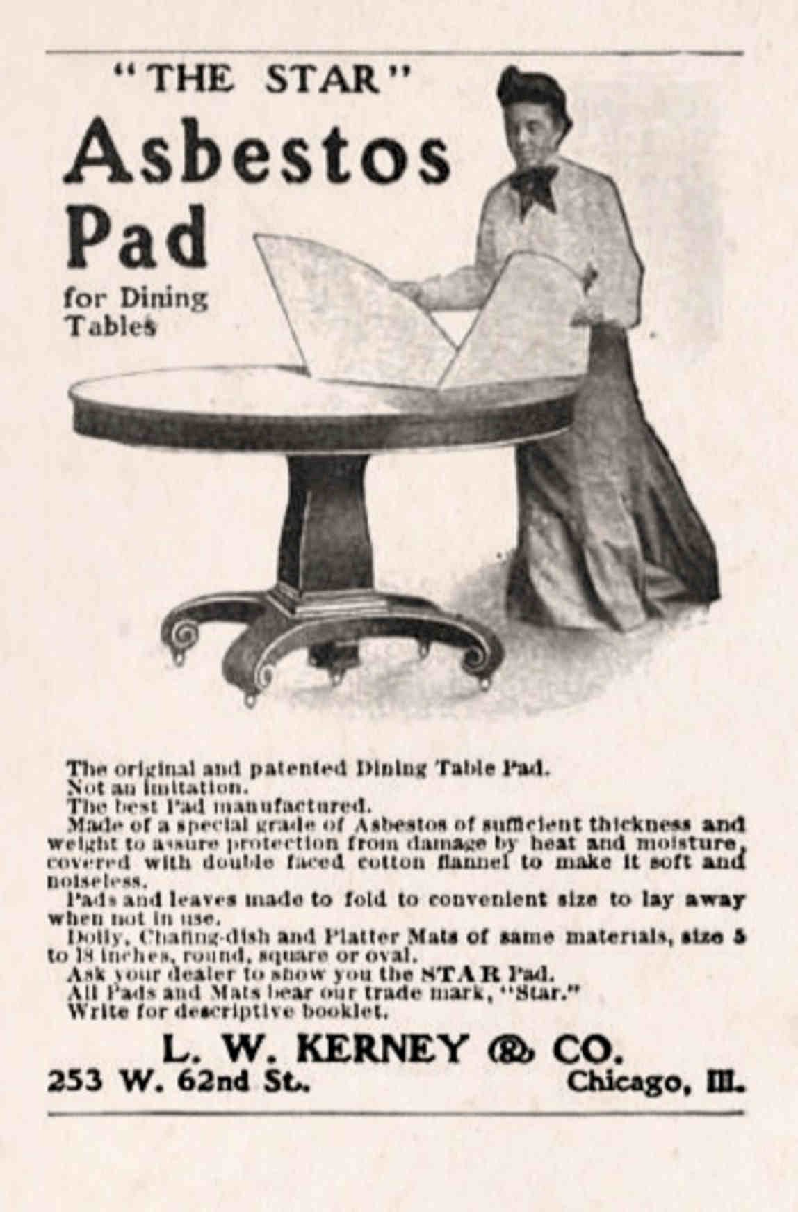 Star Asbestos Pad Vintage Retro Advert Poster A4 Photo Print