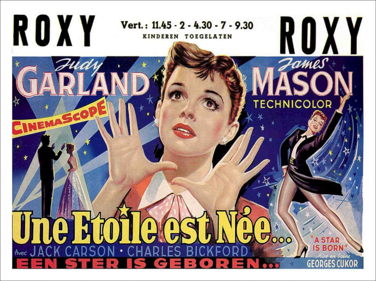 Star Is Born Judy Garland Movie Poster 2 Vintage Retro Advert Poster A4 Photo P