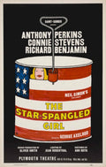 Star Spangled GirlThearte Vintage Retro Advert Poster