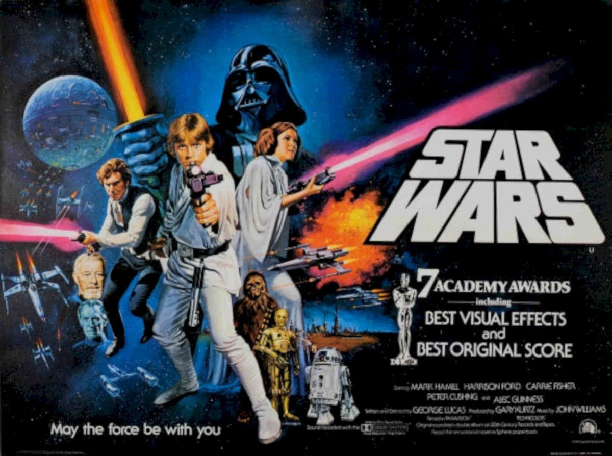Star Wars Darth Vintage Retro Advert Poster A4 Photo Print