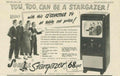 Stargazer Tv Men 1950s Vintage Retro Advert Poster