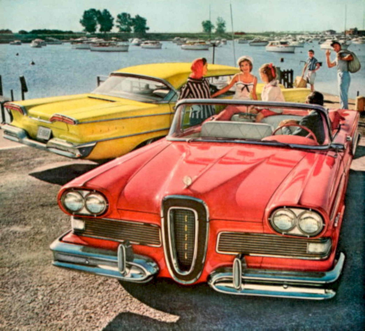 Starline Cruiser Cars 1950s Vintage Retro Advert Poster