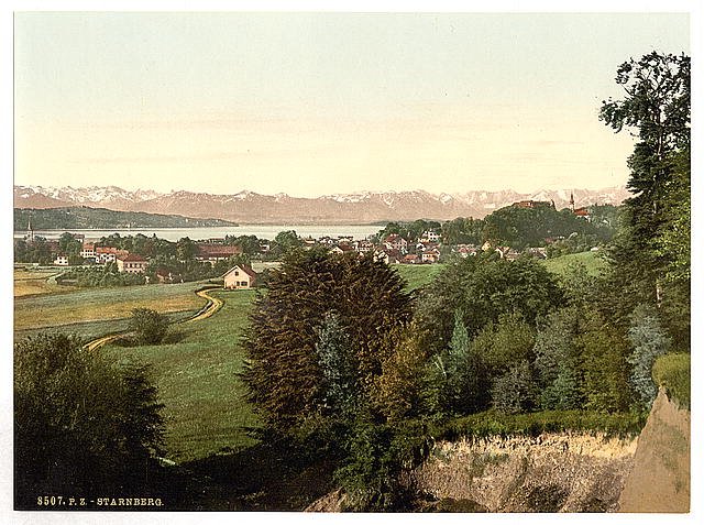Starnberg Bavaria Vintage A4 Photo Print