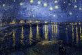 Starry Night Over The Rhone Van Gogh A4 Photo Print