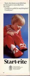 Start Rite Shoes 1 1950s Vintage Retro Advert Poster