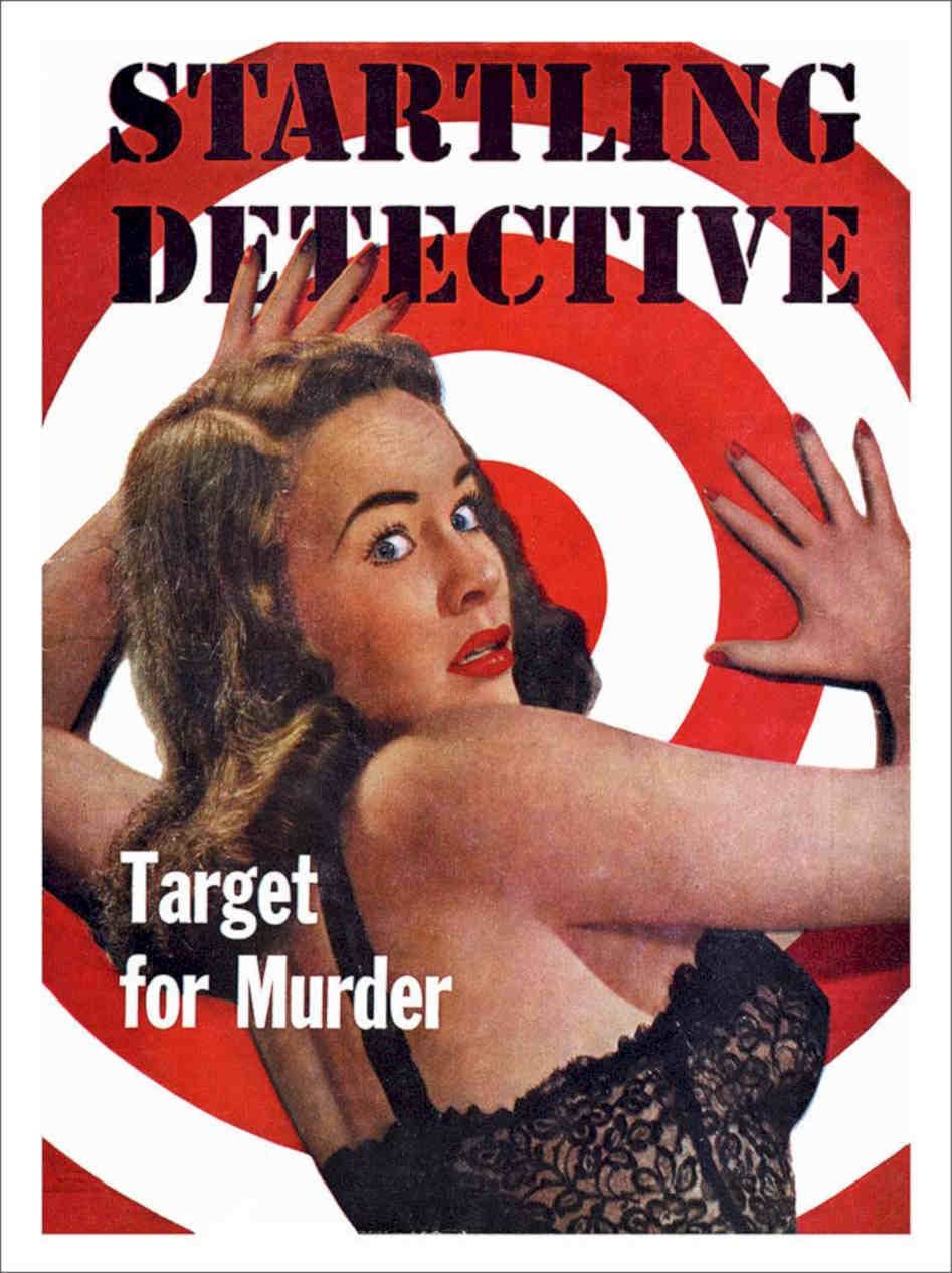 Startling Detective Magazine Cover 1950s Vintage Retro Advert Poster A4 Photo P